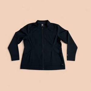 Healing Hand Black Scrub Jacket